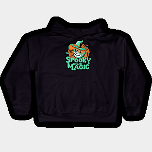 Spooky night magic Kids Hoodie